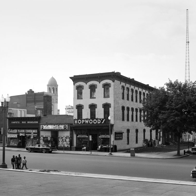 700 Block of K Street, N.W., July 20, 1963. Wm. Edmund Barrett © Kiplinger Washington Editors, Kiplinger Washington Collection, Historical Society of Washington, D.C. 