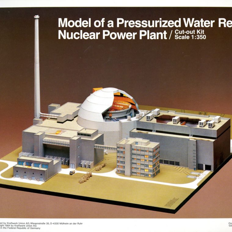 Nuclear Power Plant model. National Building Museum collection. 