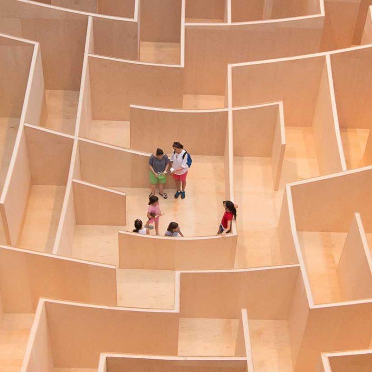 The BIG Maze. Photo by Kevin Allen. 