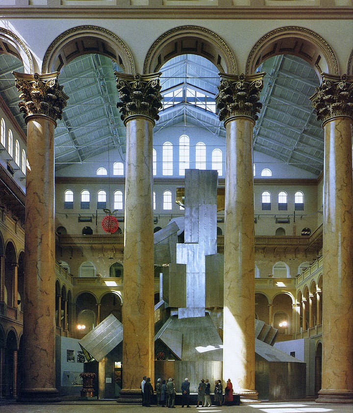 Sheet Metal Structure in the Great Hall, 1988