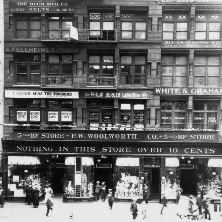 Woolworth store, early 1920s 