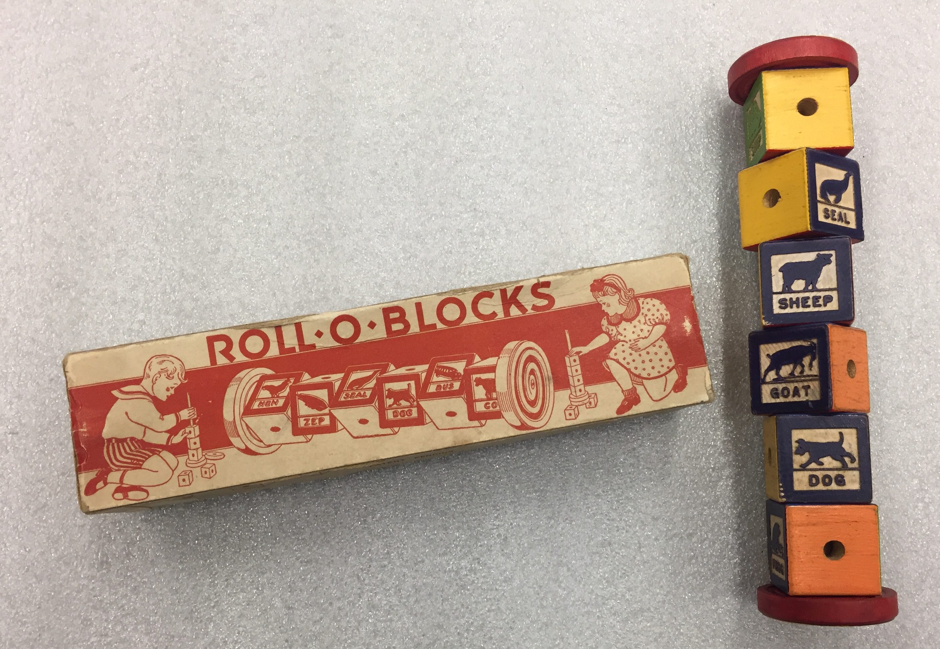 Roll-O-Blocks; Architectural Toy Collection