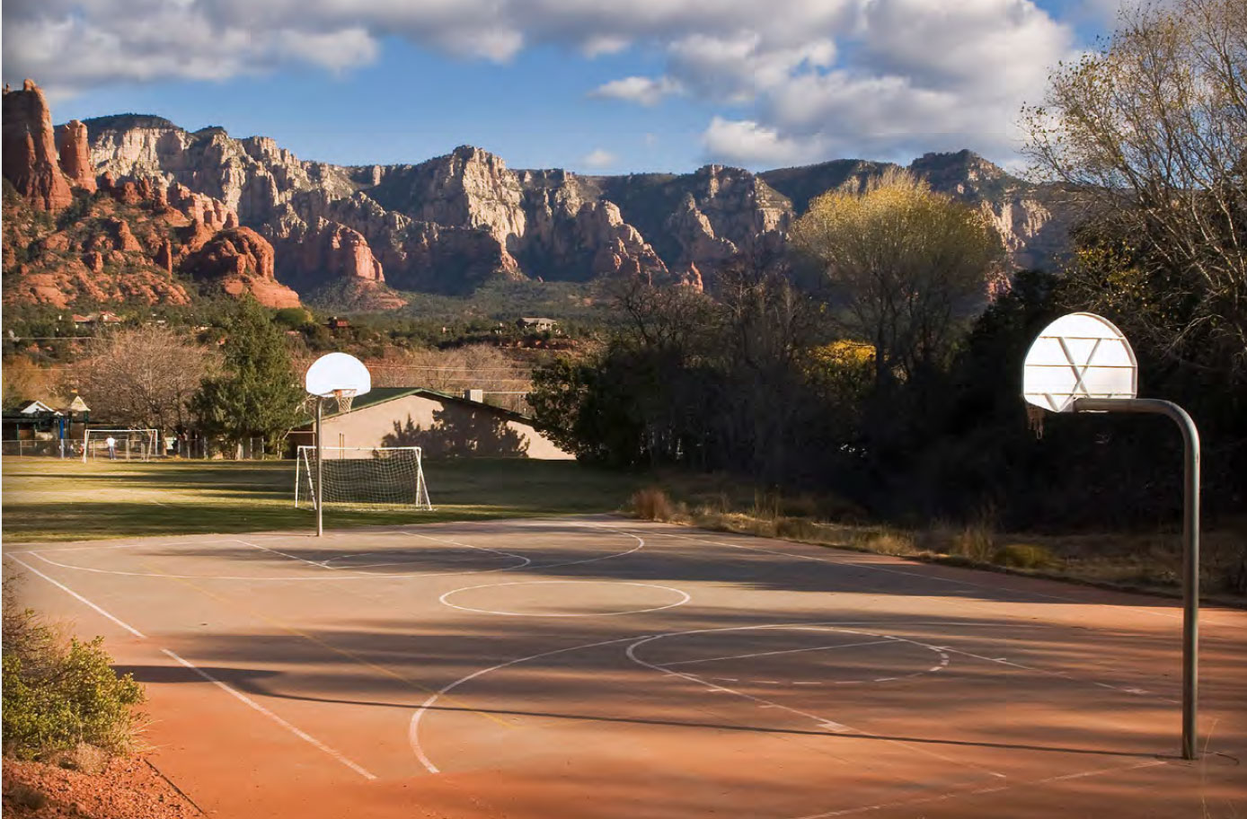 Public school playground, Sedona, Arizona; 2009. All images © Bill Bamberger.