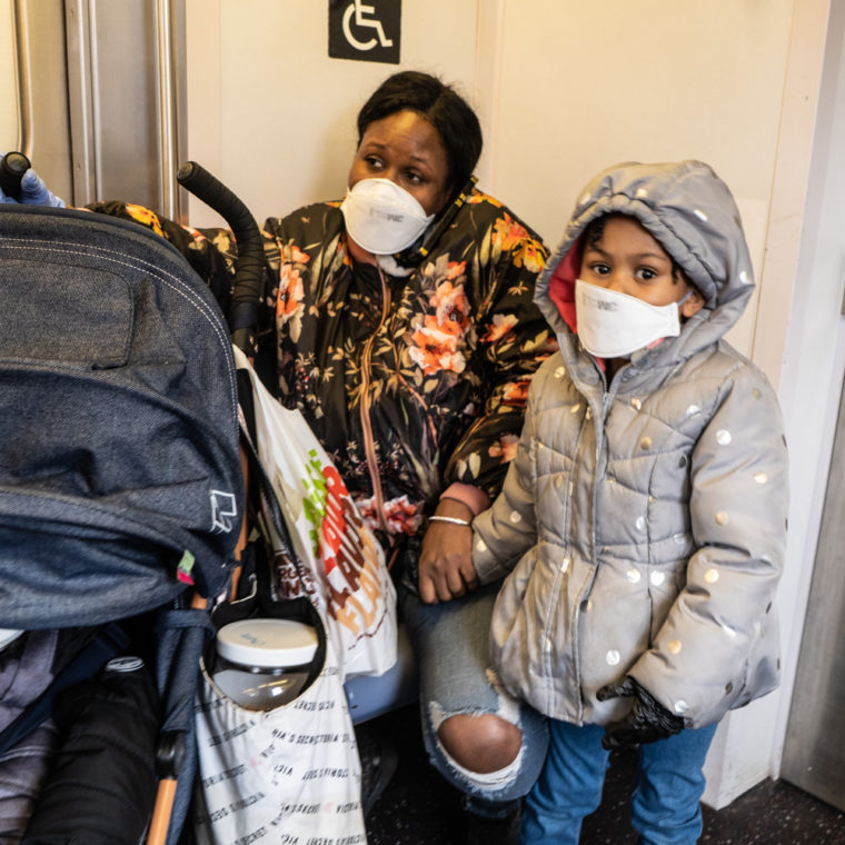 March 19, 2020: Riding the 2 train, Bronx, New York. © Camilo José Vergara 