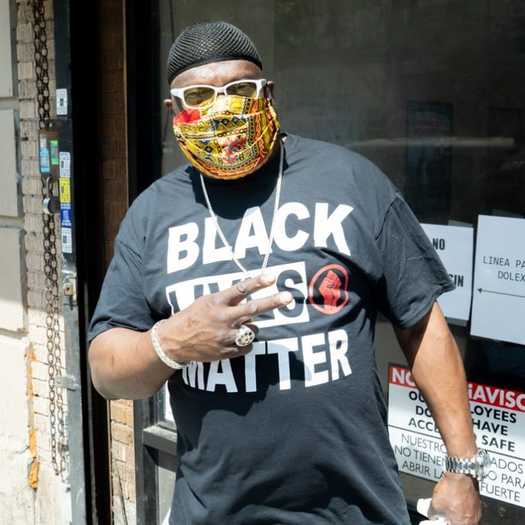 June 15, 2020: Tony, a maintenance worker at 990 Southern Boulevard, Bronx, New York. © Camilo José Vergara 