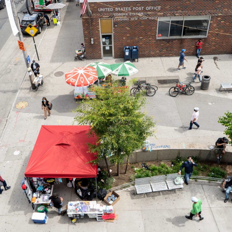 June 7, 2020: 103rd Street at Roosevelt Avenue, Corona, Queens, New York. © Camilo José Vergara 