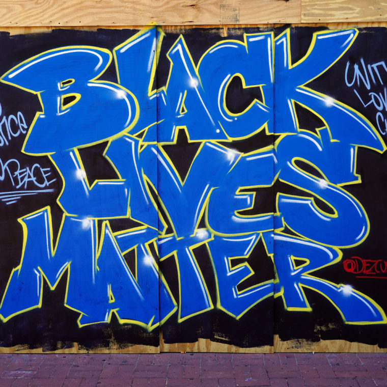 Gallery Place Murals 6: Black Lives Matter, by Dez Zambrano 