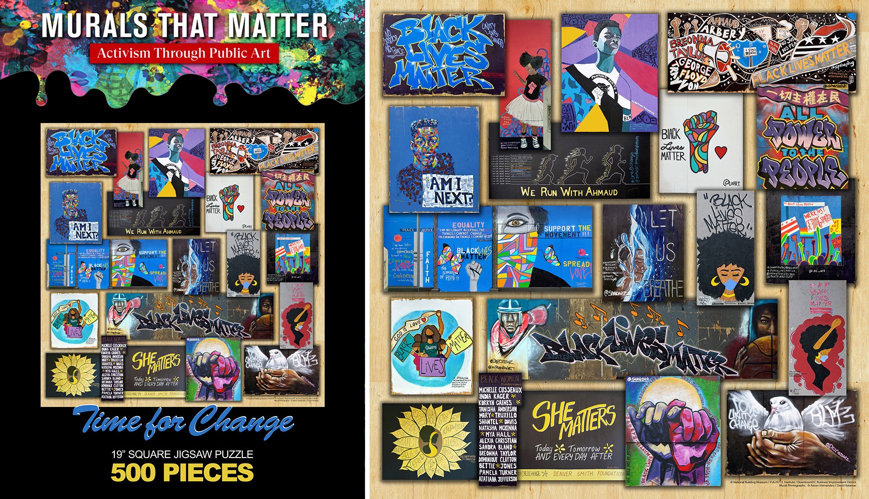 Murals That Matter — puzzle and box cover