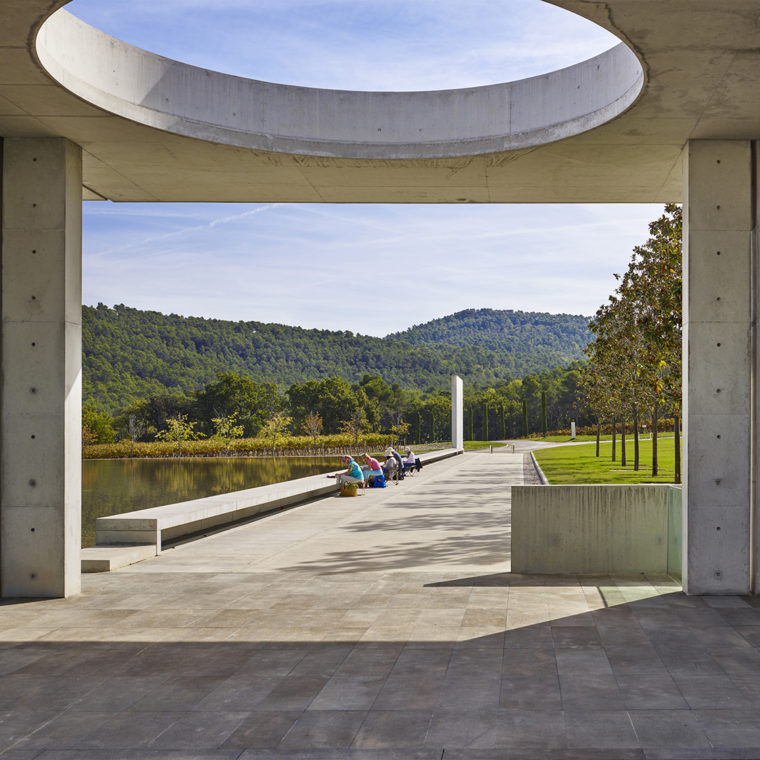 Château La Coste Visitor Cente, Tadao Ando Architect, Le Puy-Sainte Réparade, Provence, France. © Alan Karchmer. 