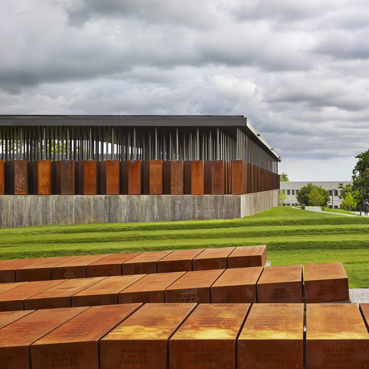 National Memorial for Peace and Justice, MASS Design Group Architects for The Equal Justice Initiative, Montgomery Alabama, USA. © Alan Karchmer. 