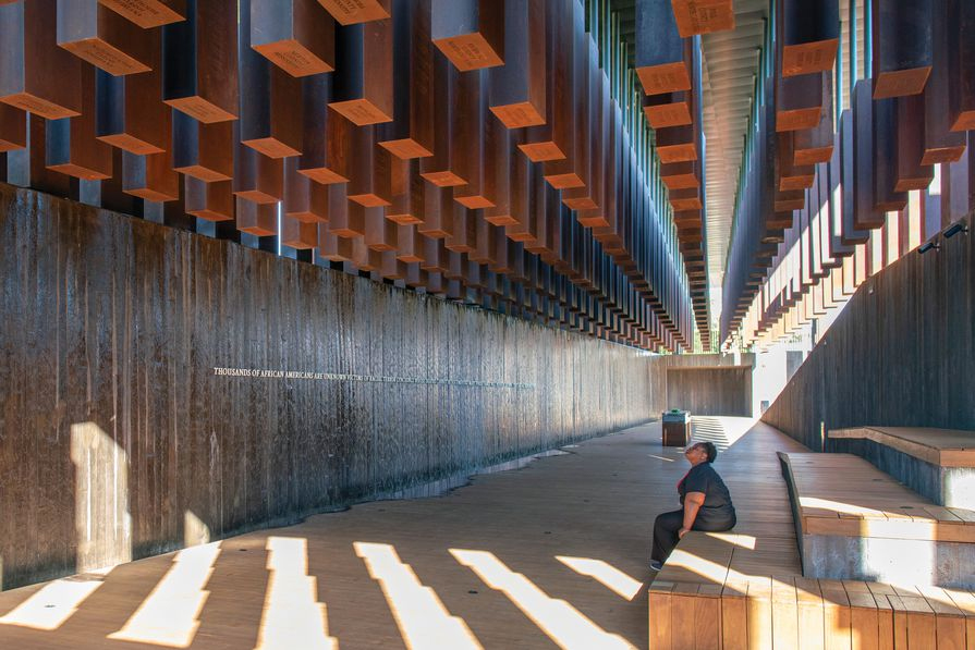 National Memorial for Peace and Justice, Montgomery, Alabama. Photo by Alan Ricks.