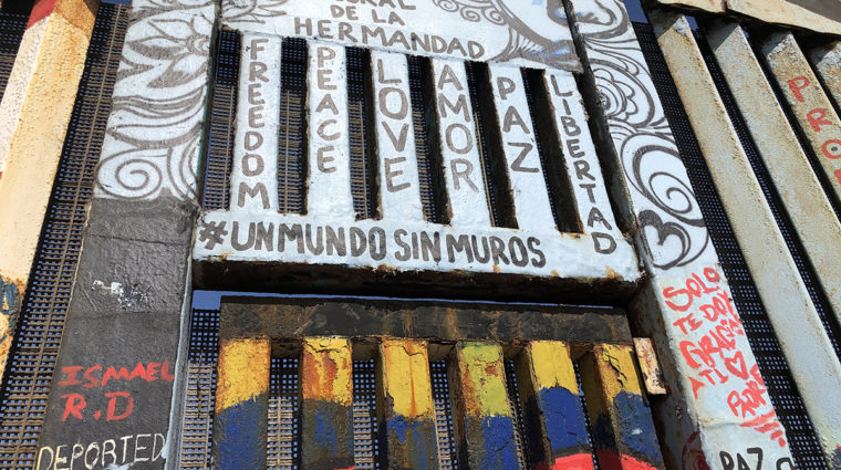 Close Up Of Deported Veterans Mural, Tijuana, Baja California